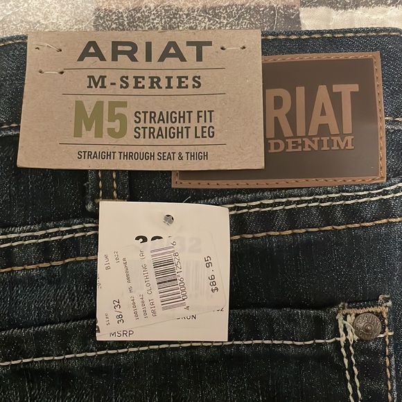 Ariat M5 Straight Fit Denim Jeans - Picture 7 of 8